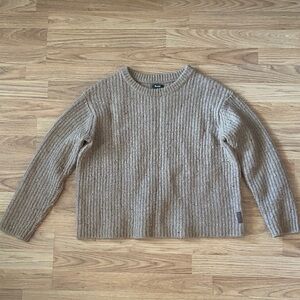 Roots wool blend cropped sweater